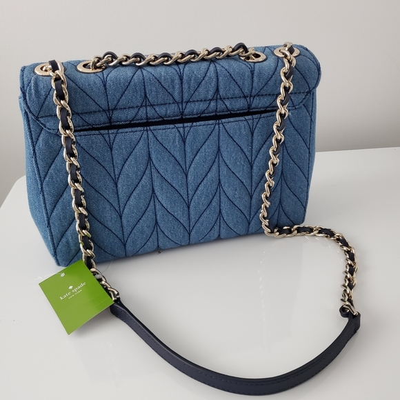 Kate Spade Denim Floral Crossbody Bag - Picture 2 of 8